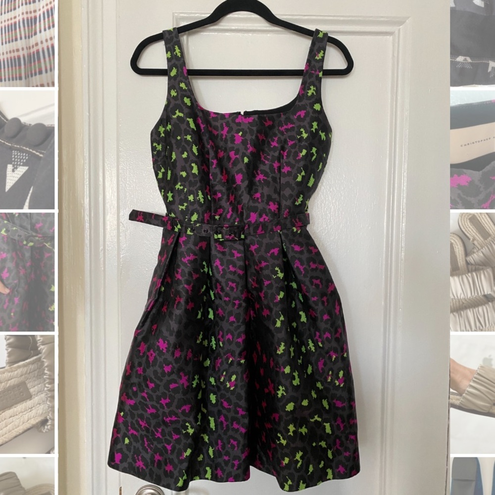 Christopher Kane dress. Size 4. Animal print